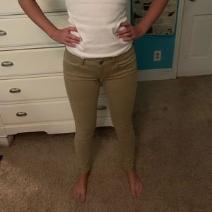 American Eagle khaki/jeans size 4